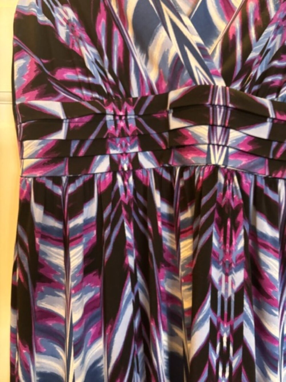 Multi colored sleeveless dress